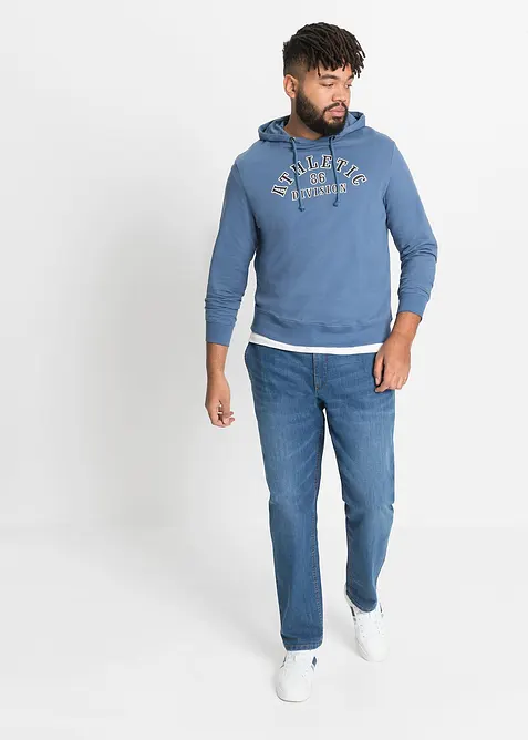 Regular fit stretch instapjeans, straight, bonprix