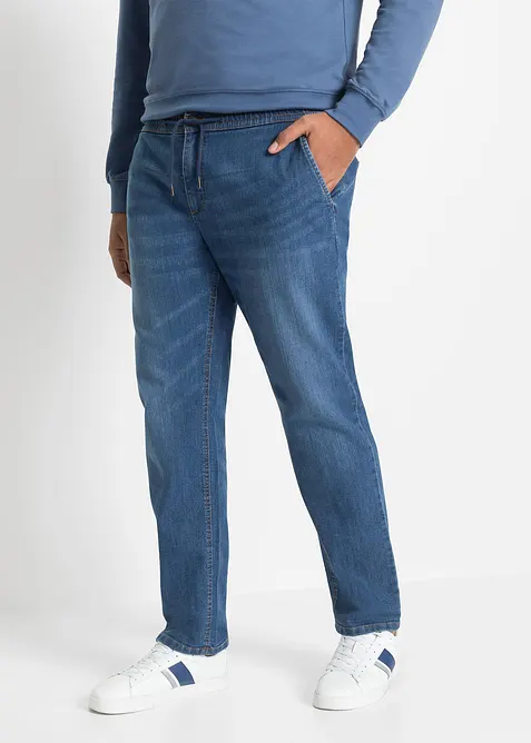 Regular fit stretch instapjeans, straight, bonprix