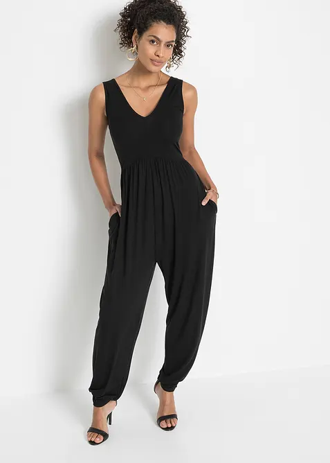 Jersey jumpsuit van een viscosemix, bonprix