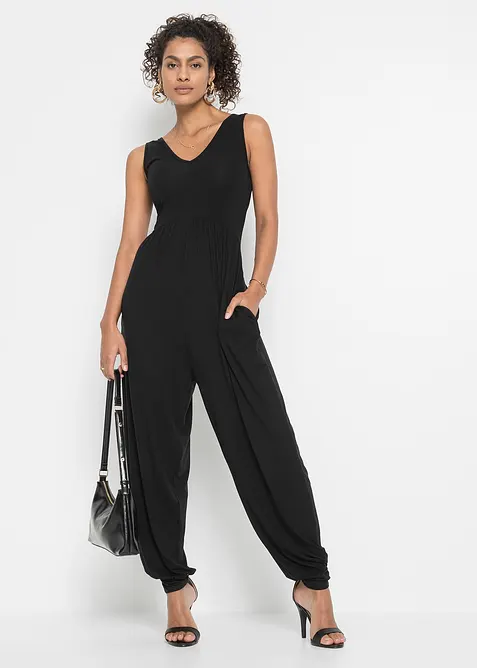 Jersey jumpsuit van een viscosemix, bonprix
