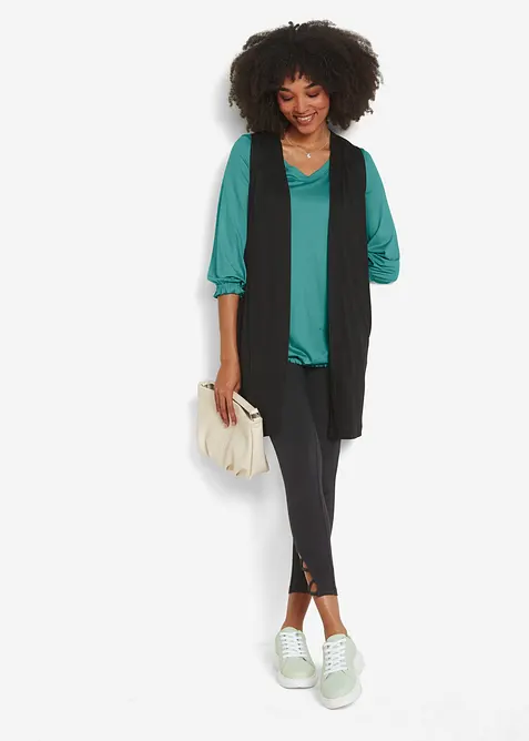 Mouwloos vest van viscose, bonprix