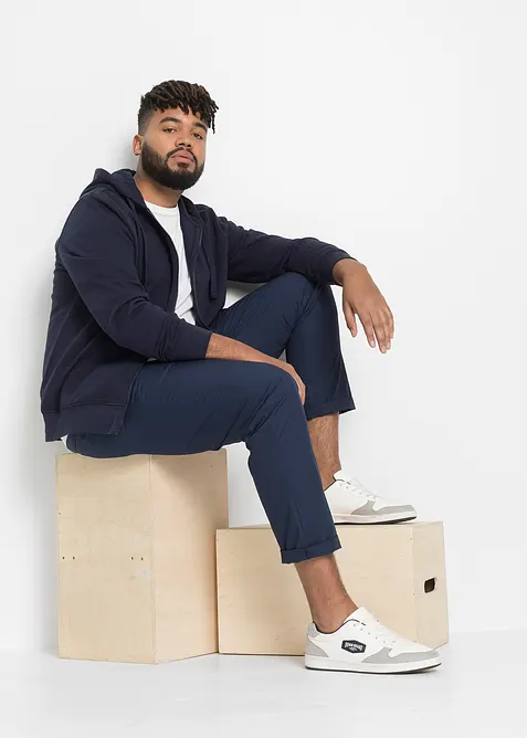 Sweatvest met capuchon (set van 2), bonprix