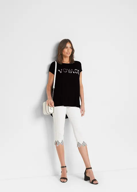 Longshirt in een viscosemix, bonprix