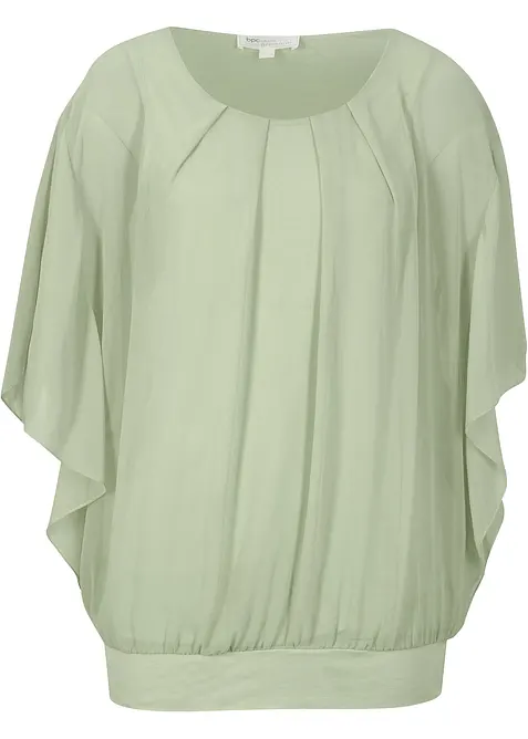 Chiffon blouse met ondershirt, bonprix