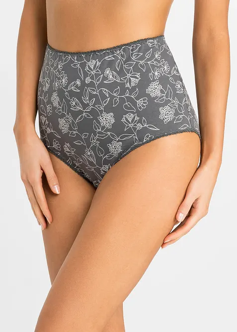 Tailleslip met aangenaam katoen (set van 4), bonprix