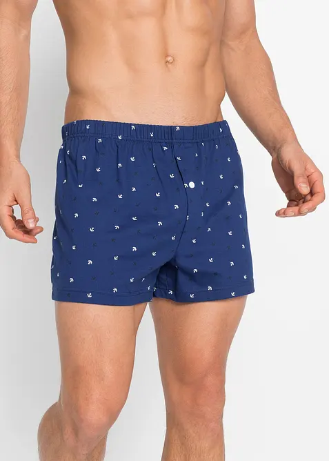 Wijde jersey boxershort (set van 3), bonprix