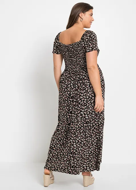 Maxi jurk van een viscosemix, bonprix