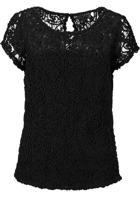 Blouse van koordkant, bonprix