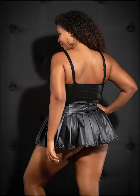 Sexy jurk in wetlook, bonprix