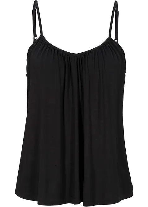 Top met spaghettibandjes van soepele viscose, bonprix