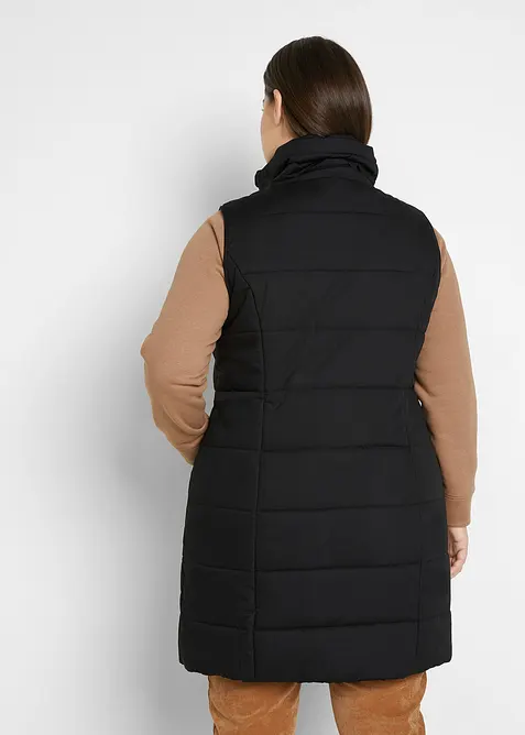 Lange bodywarmer met opstaande kraag, bonprix