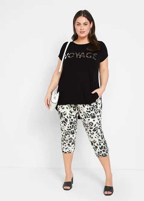 Longshirt in een viscosemix, bonprix