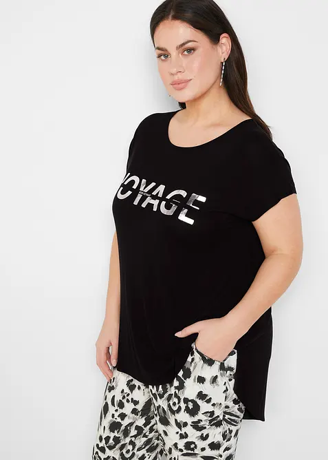 Longshirt in een viscosemix, bonprix