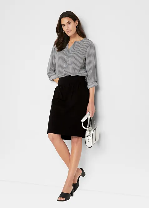 Broekrok van elastische katoenmix, bonprix