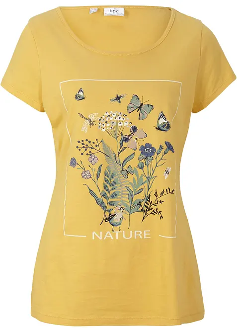 Katoenen T-shirt met print, bonprix