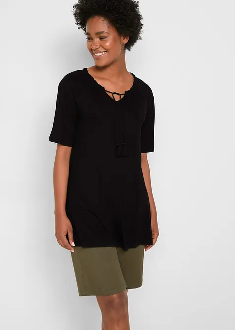 Longshirt in een viscosemix, bonprix