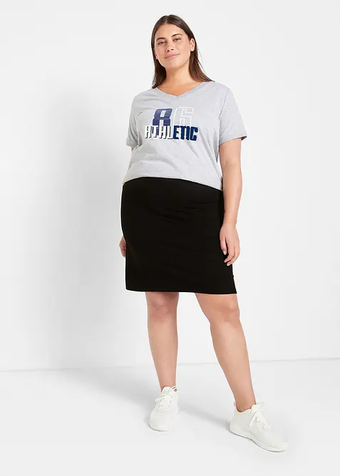 Jersey rok met korte legging, bonprix