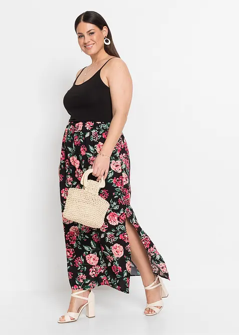 Maxi jurk met viscose, bonprix