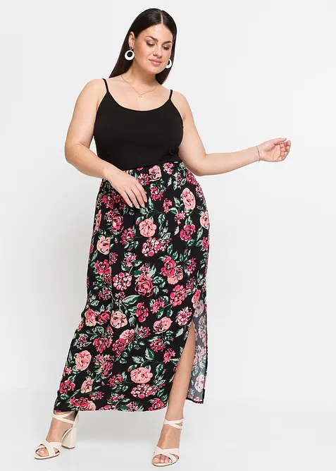 Maxi jurk met viscose, bonprix