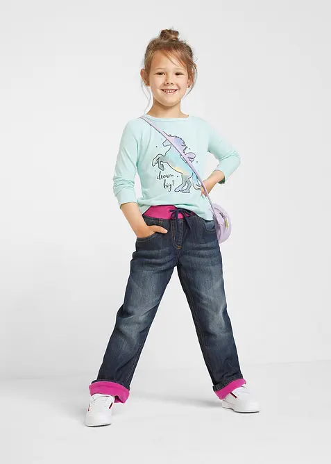 Comfortabele thermojeans met fleece voering, bonprix