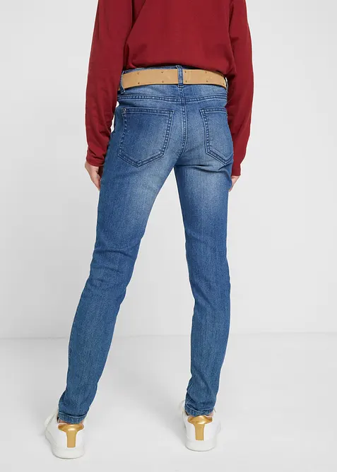 Skinny meisjes jeans mid waist, bonprix