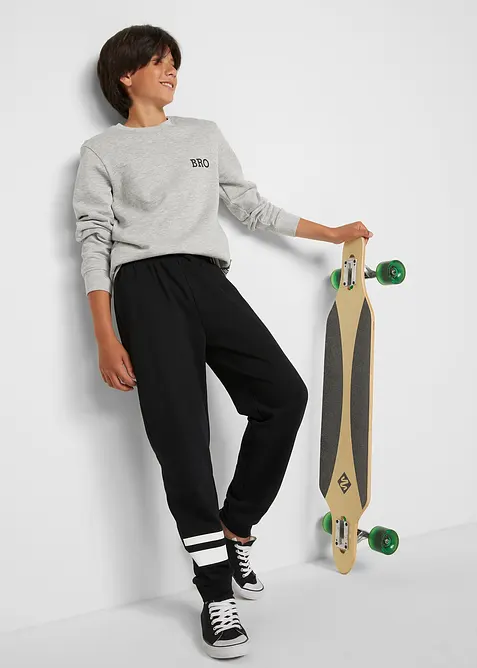 Sweatpants van zachte katoenmix (set van 2), bonprix