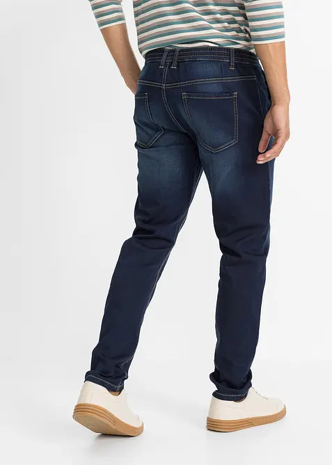 Regular fit jeans jogger met comfortband, tapered, bonprix