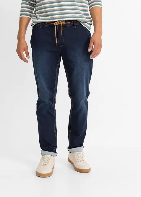 Regular fit jeans jogger met comfortband, tapered, bonprix