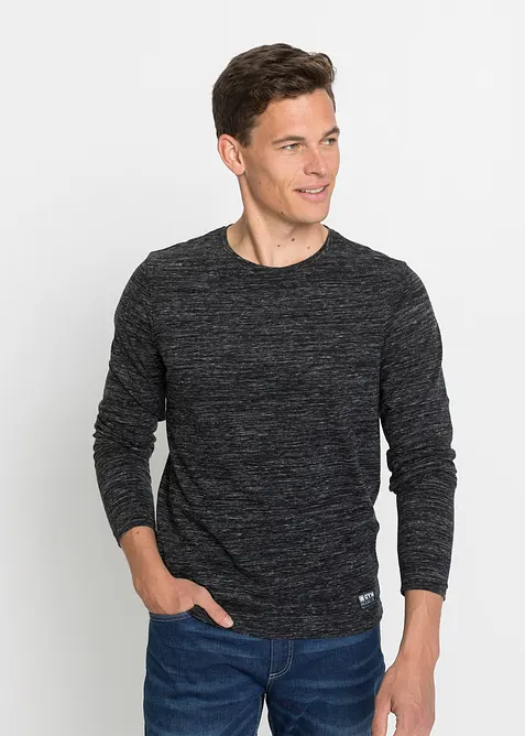 Longsleeve  van puur katoen (set van 3), bonprix