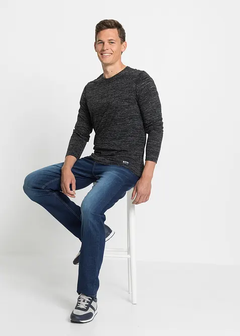 Longsleeve  van puur katoen (set van 3), bonprix