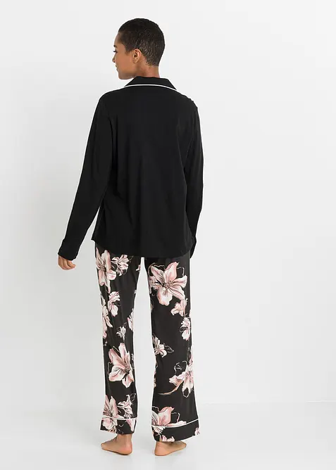 Pyjama met knoopsluiting, bonprix