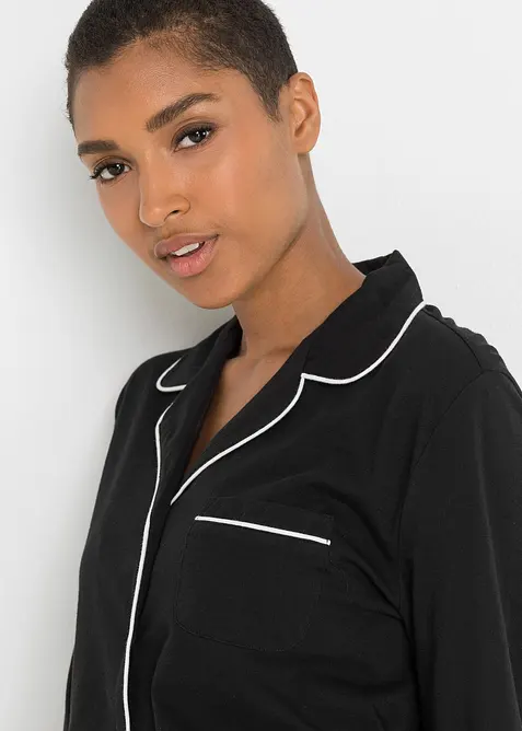 Pyjama met knoopsluiting, bonprix