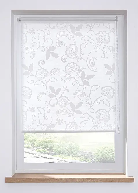 Rolgordijn met rankenprint, bonprix