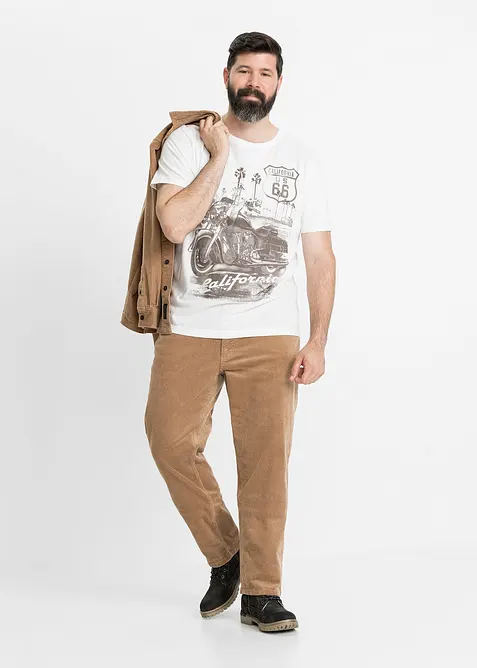 Regular fit stretch corduroy broek met comfort fit, bonprix