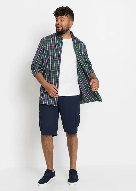 Cargo bermuda van katoen, relaxed fit, bonprix