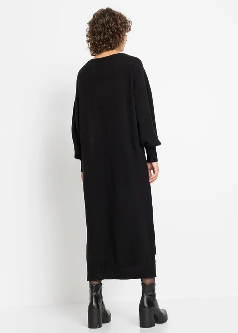 Gebreide oversized midi jurk, bonprix