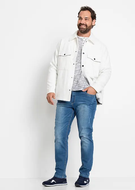 Henley shirt van puur katoen, korte mouw, bonprix