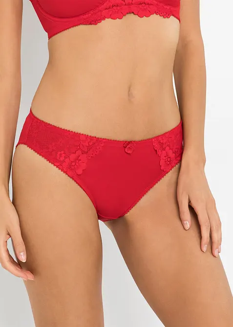 Slip met subtiel kant (set van 2), bonprix