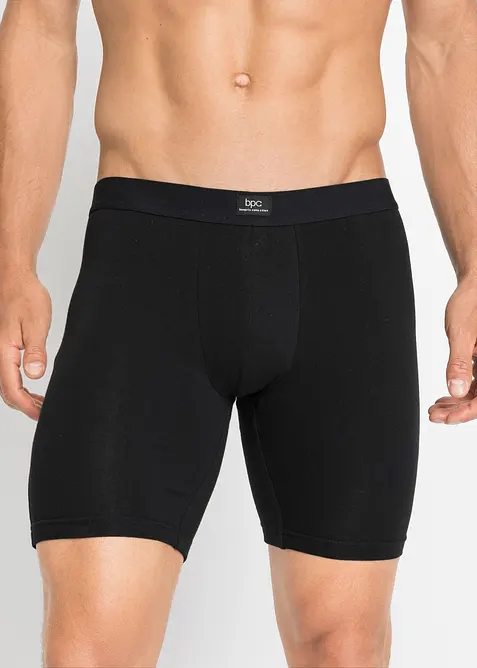 Strakke, lange boxershort met katoen (set van 2), bonprix