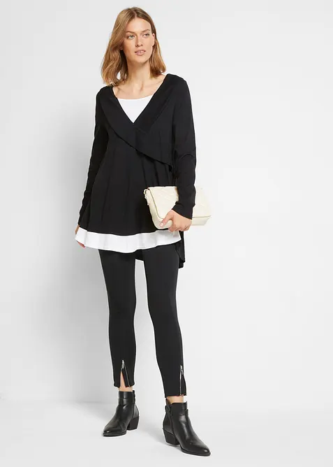 Shirt tuniek van katoen-viscosemix, bonprix