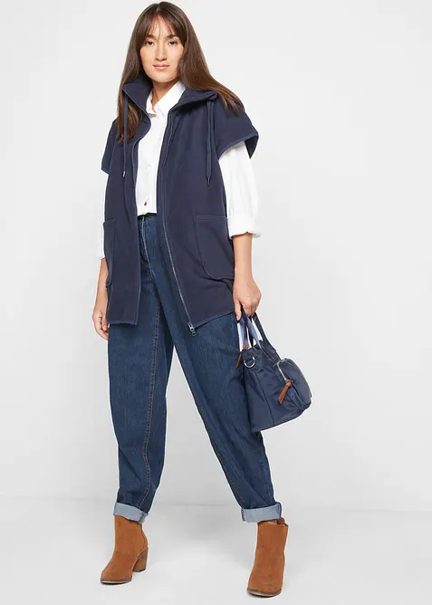 Fleece vest van gerecycled polyester, bonprix