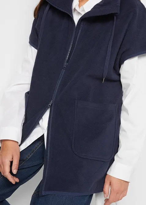 Fleece vest van gerecycled polyester, bonprix
