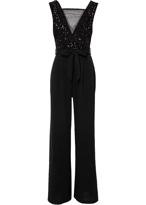 Jumpsuit met pailletten, bonprix