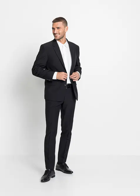 Pak met colbert en broek, slim fit (2-dlg. set), bonprix