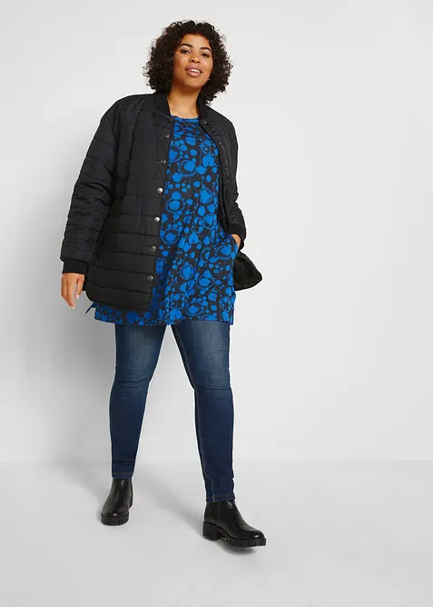 Gedessineerd longshirt van viscose, bonprix
