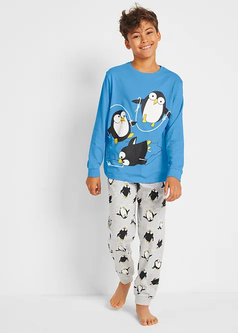 Pyjama met zacht biologisch katoen (2-dlg. set), bonprix