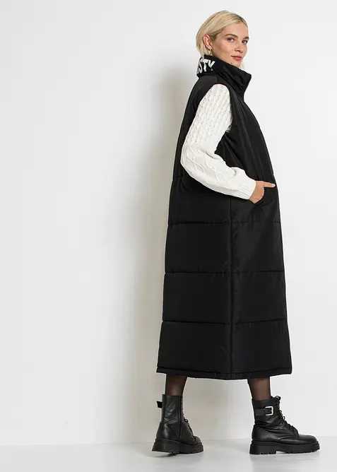 Lang mouwloos vestmet bionic finish, bonprix