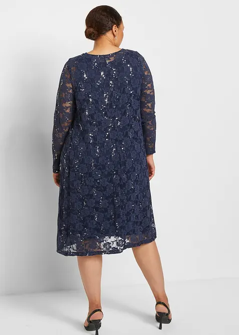 Jurk met kant (2-dlg. set), bonprix