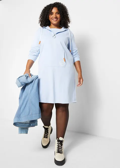 Spijkerjas met geribde inzet, bonprix