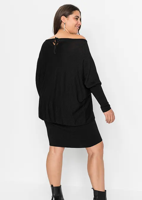 Gebreide jurk van soepele viscose, bonprix